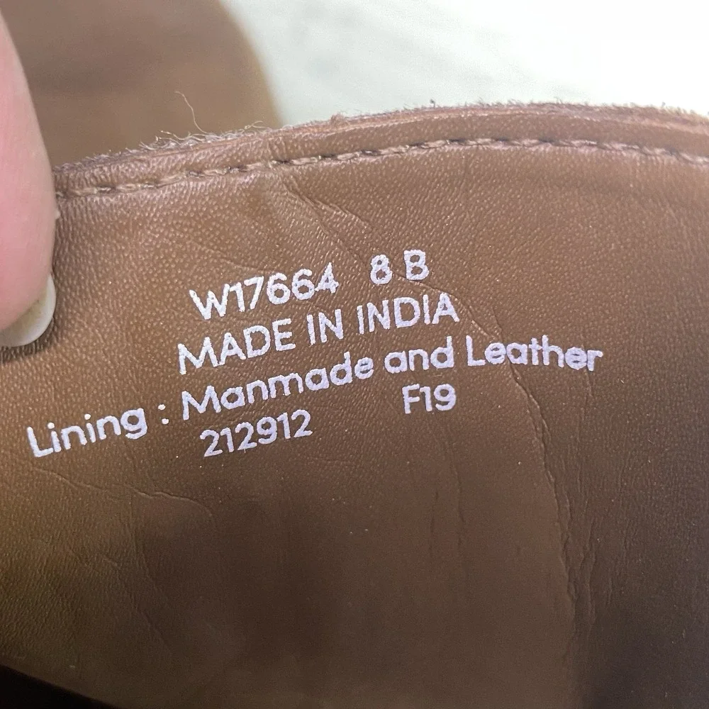 Cole Haan Pippa Womens Brown Leather Booties Sling Back Ankle SZ‎ 8